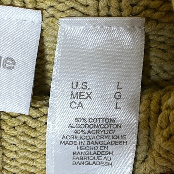 Liz Claiborne Chunky Cable Knit Sweater Women’s Large - Picture 6 of 7